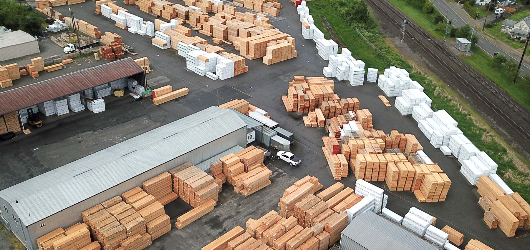 Western Wood Facility Overhead View