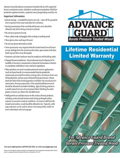 Advance Guard® Warranty